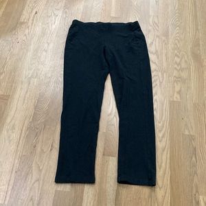 Pure Jill Womens Black Slim Leg Comfy Pull On Pants Leggings